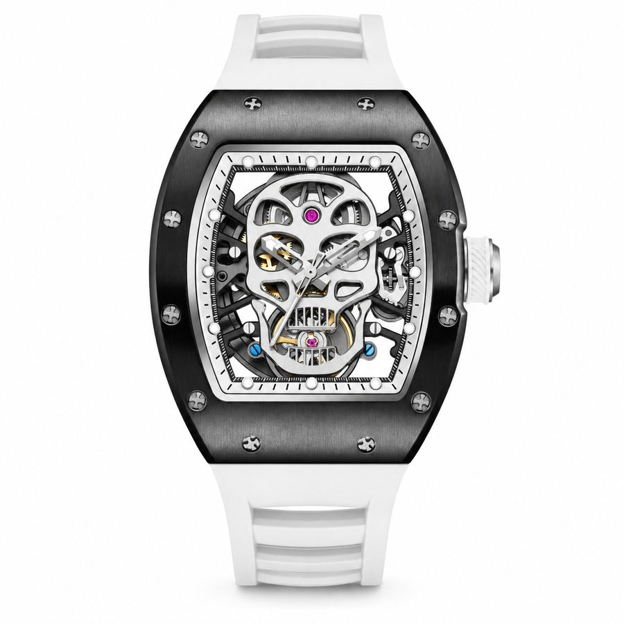 Black-White Skull