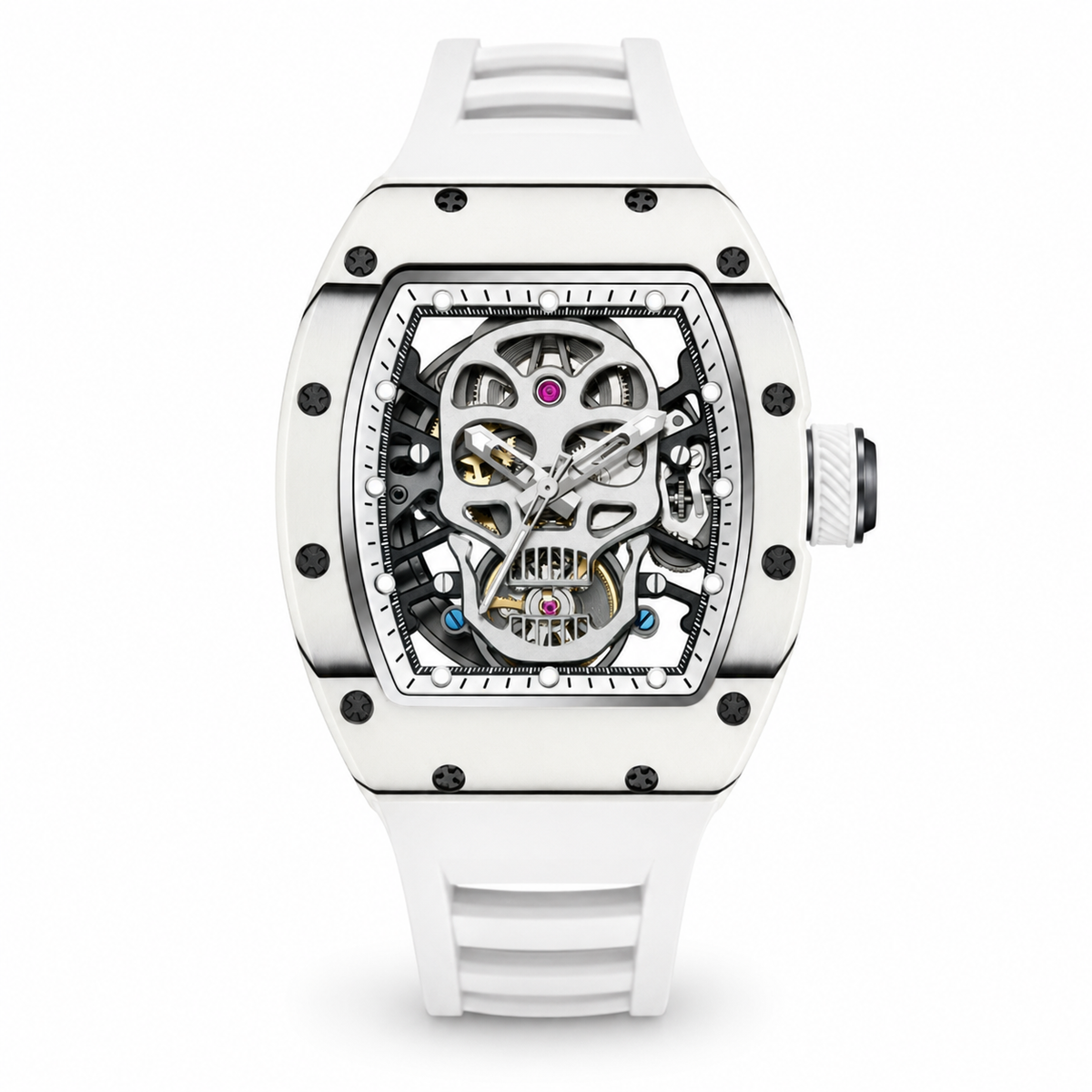 Silver-White Skull
