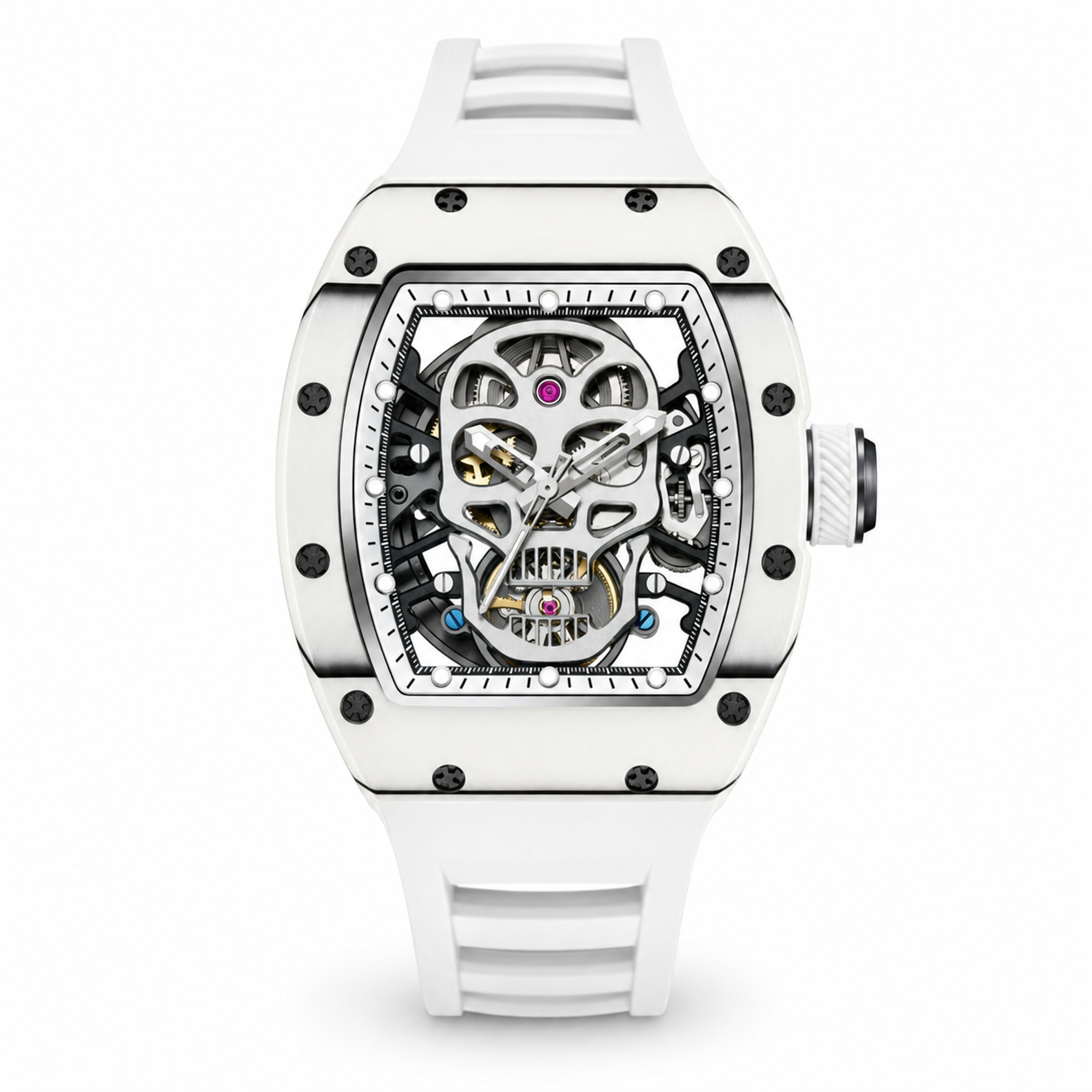 Silver-White Skull