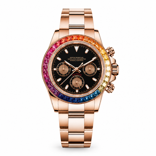 Daytona Rose Gold Rainbow