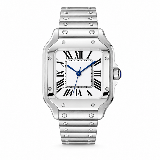 Santos White Dial