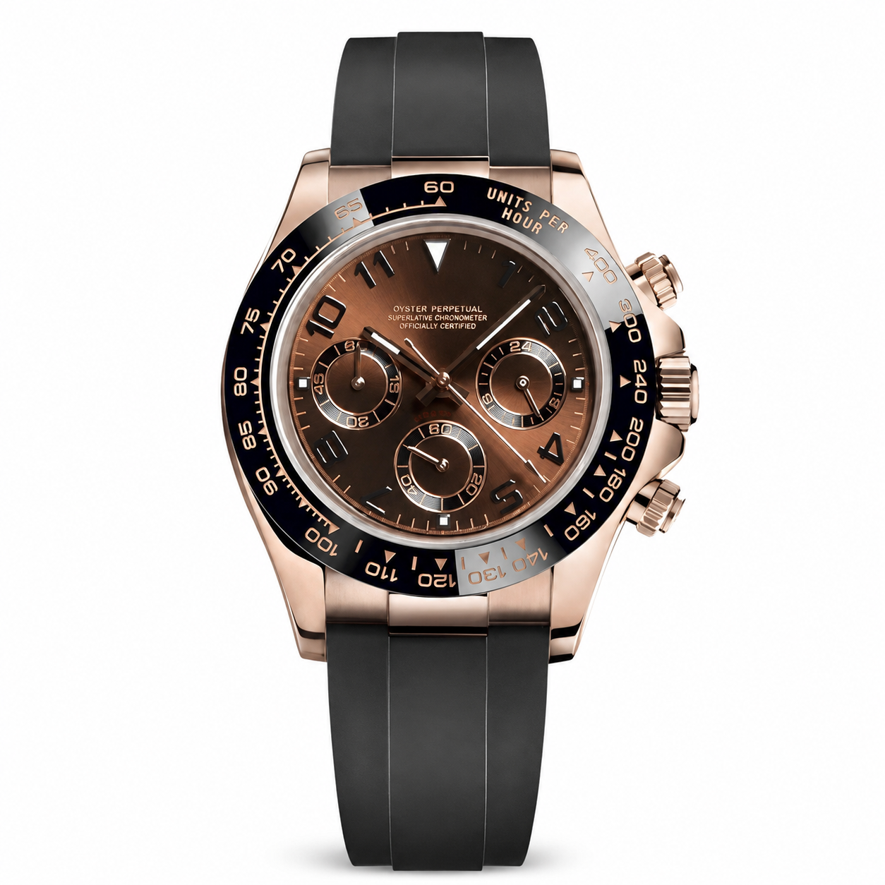 Daytona Chocolate & Rose Gold