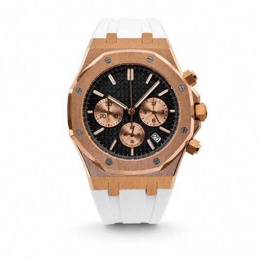 Royal Oak Rose Gold & White
