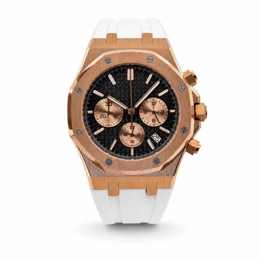 Royal Oak Rose Gold & White